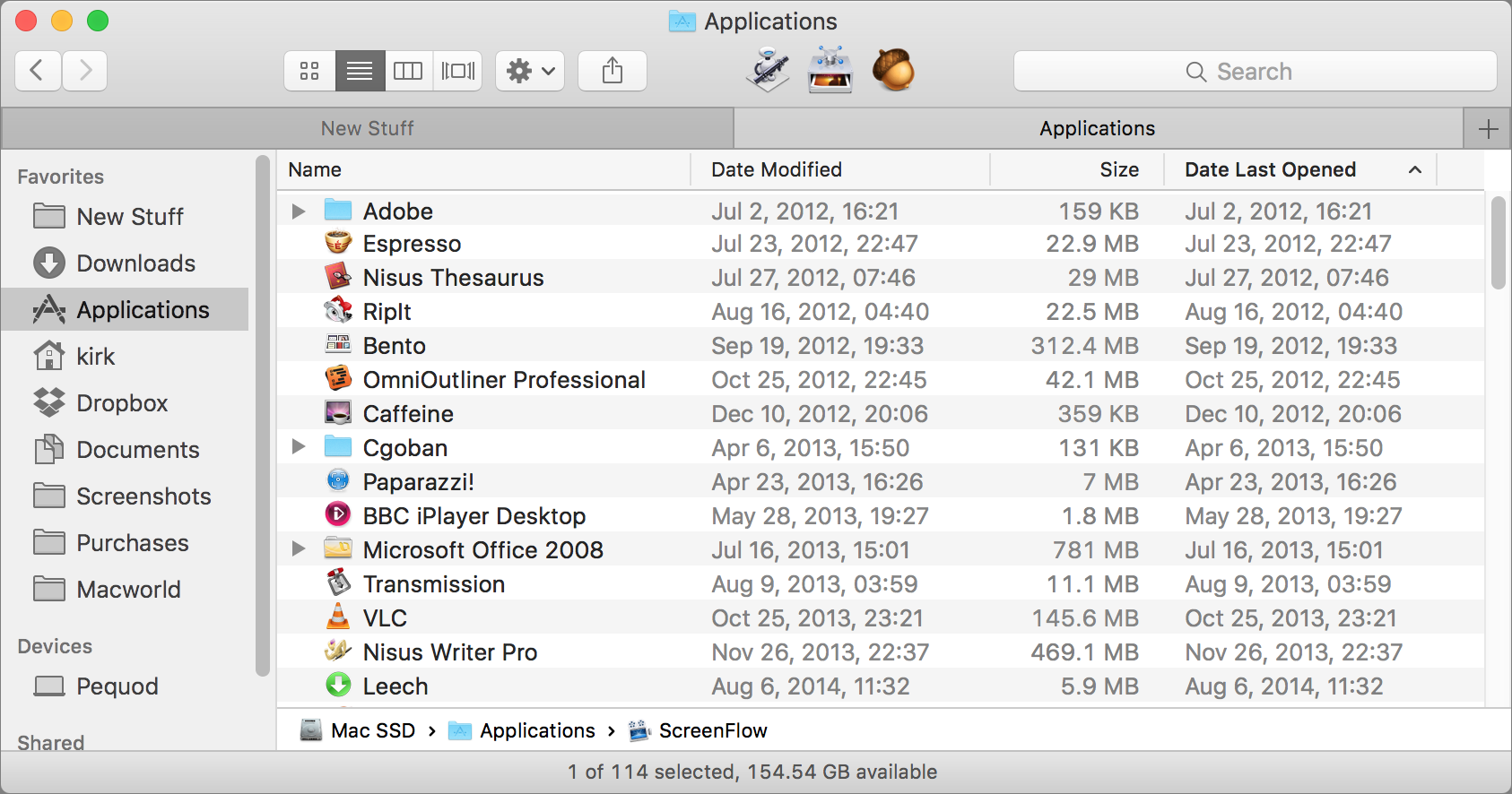 Mac App To Show The Largest Files